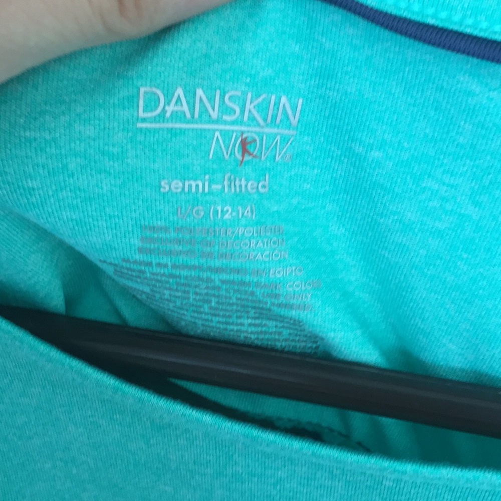 Never worn teal workout shirt - Picture 2 of 7